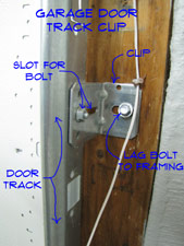 How do you adjust a garage door?