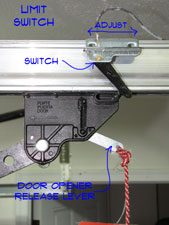 Adjusting Garage Door Limit Switches Pic1
