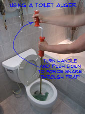 How To Unclog A Toilet With a Snake or Toilet Auger 