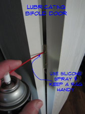 Lubricating Bifold Doors Pic1
