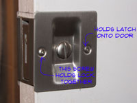 Pocket Door Latch Screw Locations