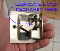 Lubricating a Pocket Door Lock