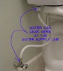 Water is leaking at the base of my toilet tank where it connects to the base. Is this something that I can fix myself. How hard is it to fix?